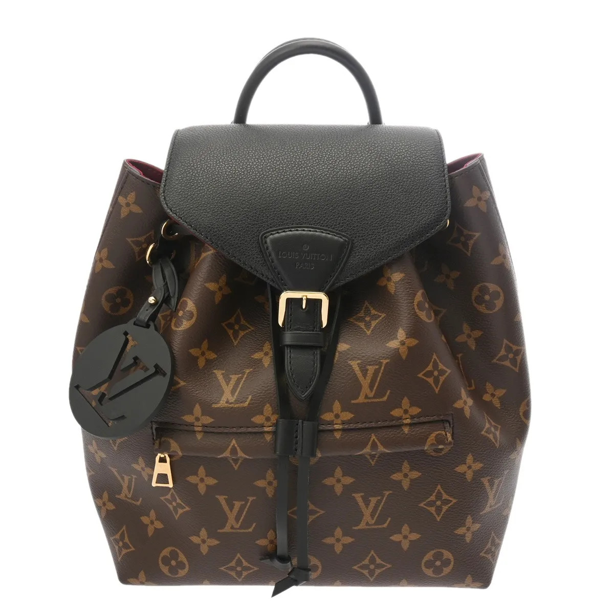 Louis Vuitton Montsouris NM PM M45515 Backpack Noir #WB1407