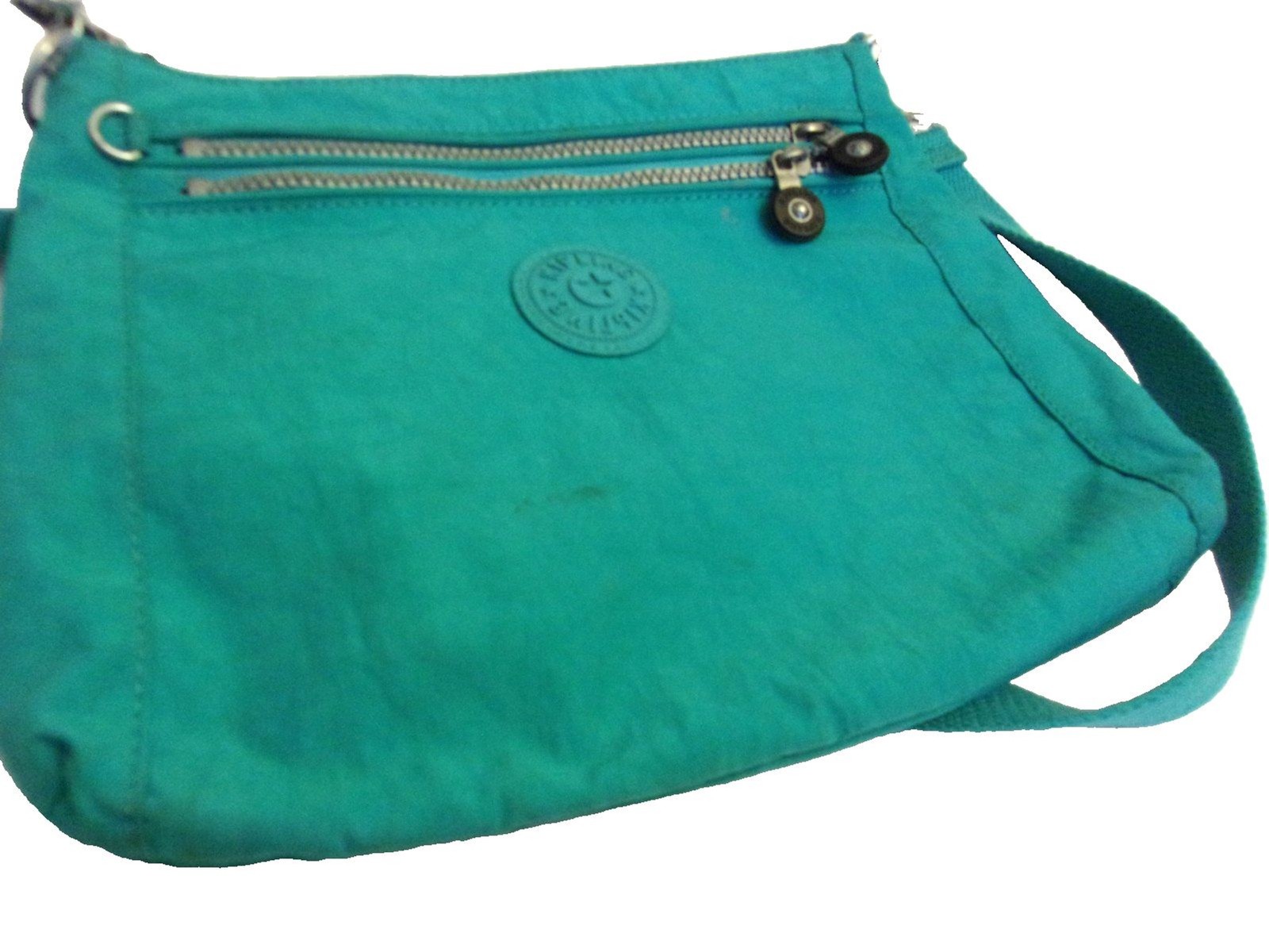 Kipling Blue Crossbody Bag Nylon :Lightweight Pockets Lined Adjustable Strap