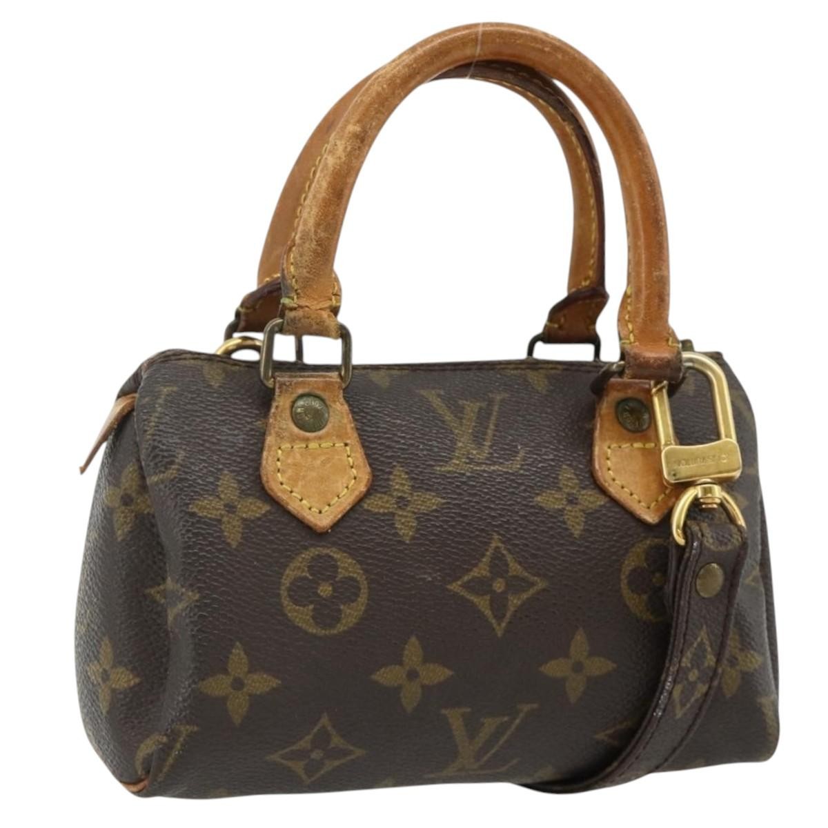 LOUIS VUITTON Monogram Mini Speedy Hand Bag M41534 LV Auth ep13988