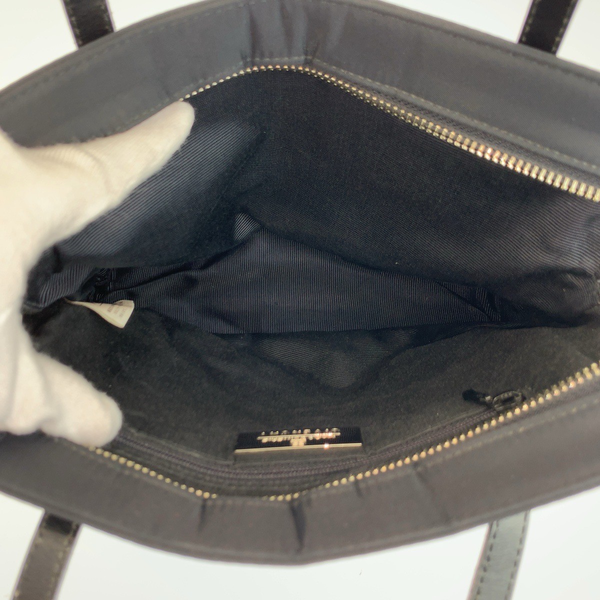 GIVENCHY Tote Bag handbag Black SilverHardware Nylon/leather