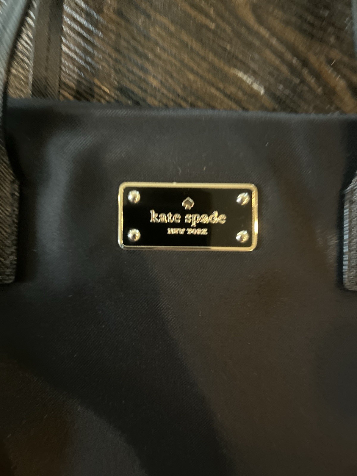 Kate Spade Blake Avenue Loden Black Nylon Crossbody Handbag