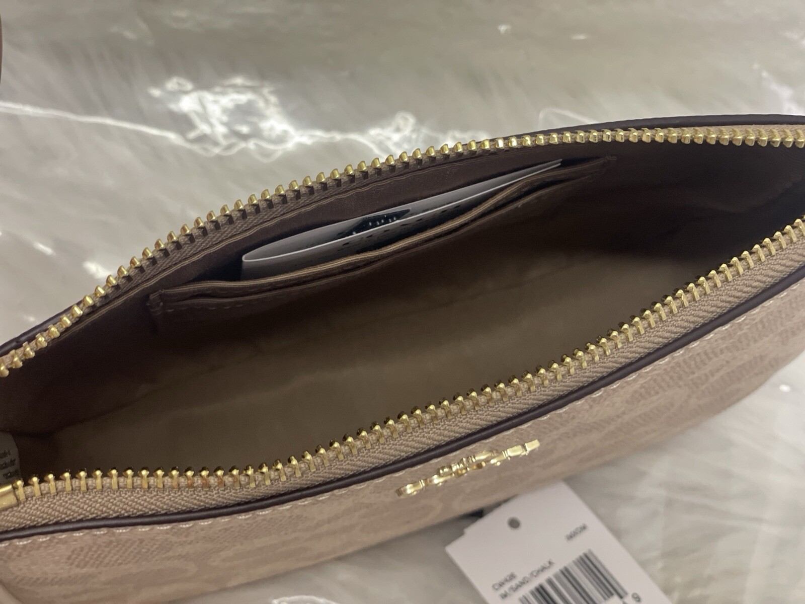 NWT Coach Nolita 19 In Signature Canvas CS442 Chalk/Glacier White