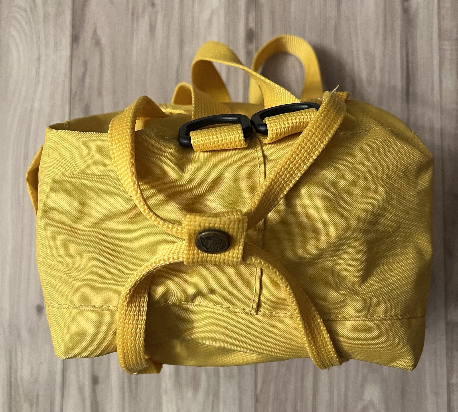 Fjallraven Kanken Everyday Outdoor Mini Backpack, Ochre Yellow, Vinylon