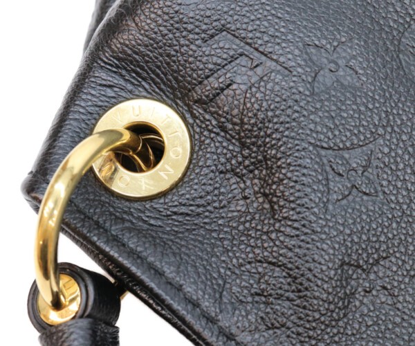 LOUIS VUITTON M93448 Black Monogram Empreinte Artsy MM Infini Shoulder Bag