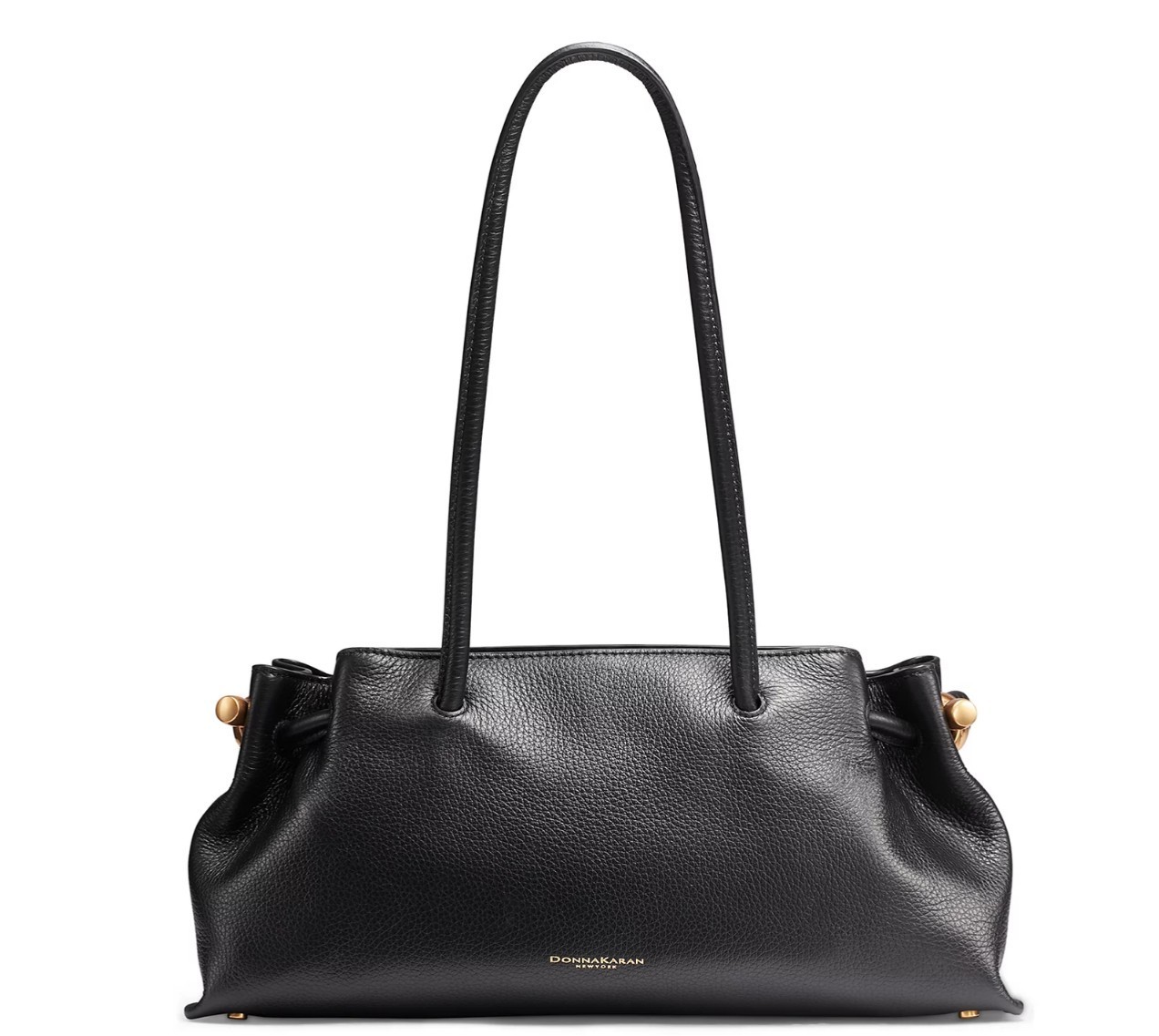 Donna Karan NY Cashmere pebbled leather women’s tote bag + Dust bag BLACK