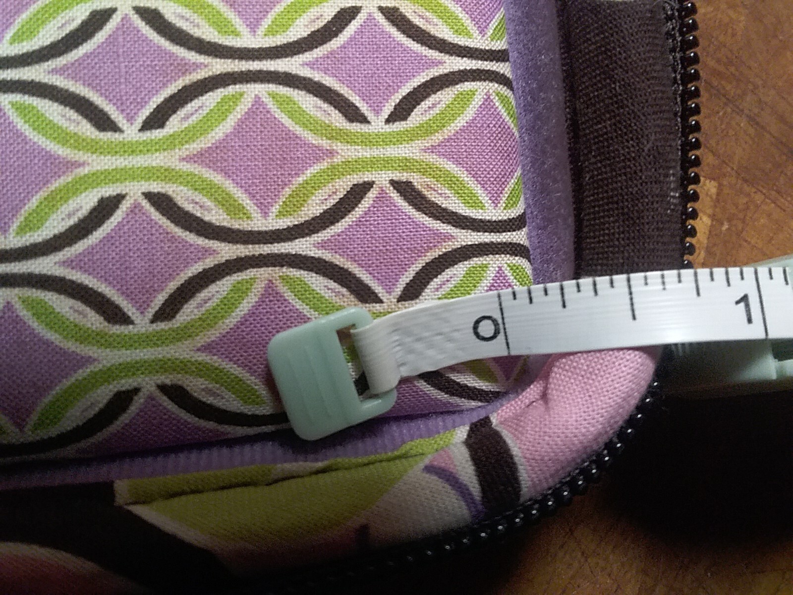 Vera Bradley Hard Sided Laptop Bag Hard Case in Brown Floral with shoulder strap