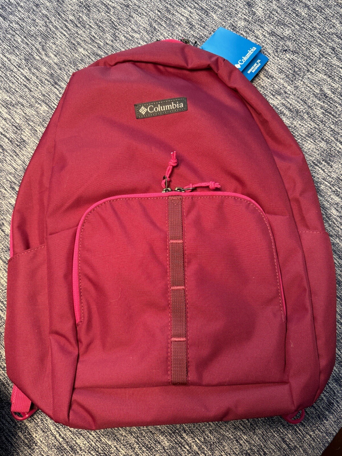 COLUMBIA Unisex Bridgeline 25L Dark Raspberry Backpack – NWT! MSRP: $50
