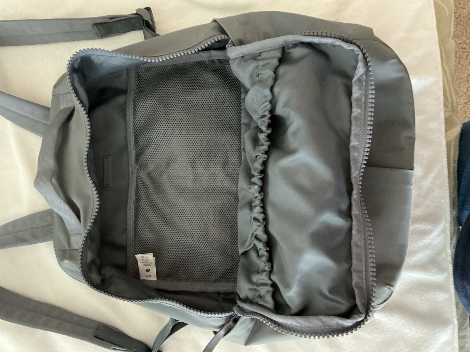 Lululemon Gray Nylon Everyday Backpack 21L Holds 16” Laptop