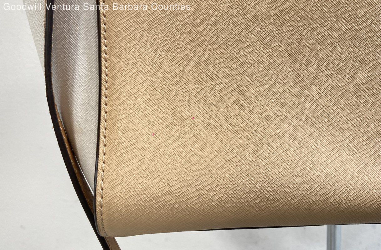Michael Kors Selma Medium Color-Block Saffiano Leather Satchel.