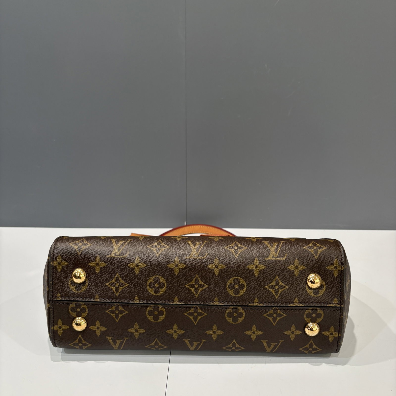 Louis Vuitton Cluny Mm Light Brown Dark Brown Blue Monogram (zy061026a1)