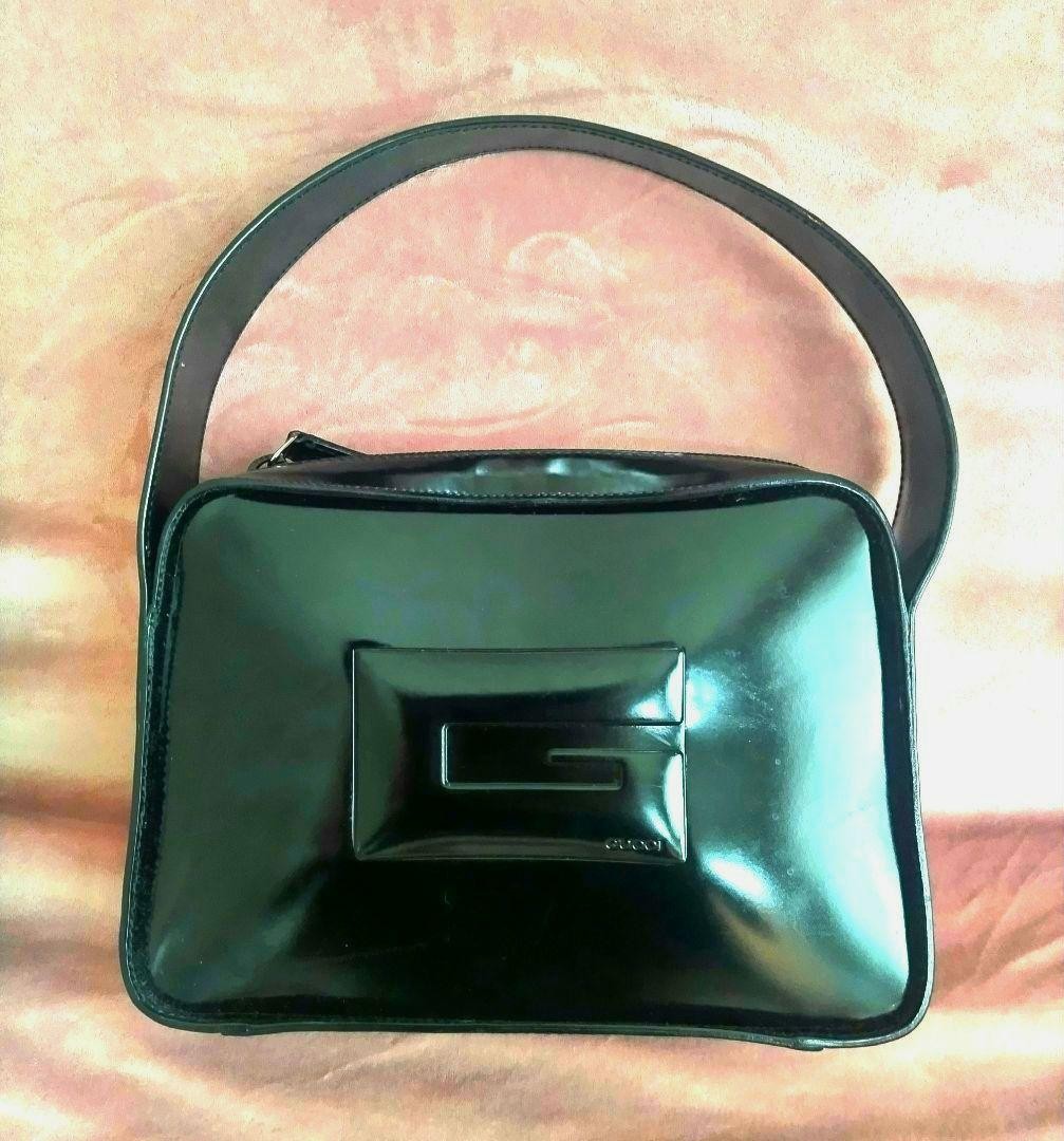 Gucci Leather Party Bag 8.3×5.7×2.2 in with Brand Tag