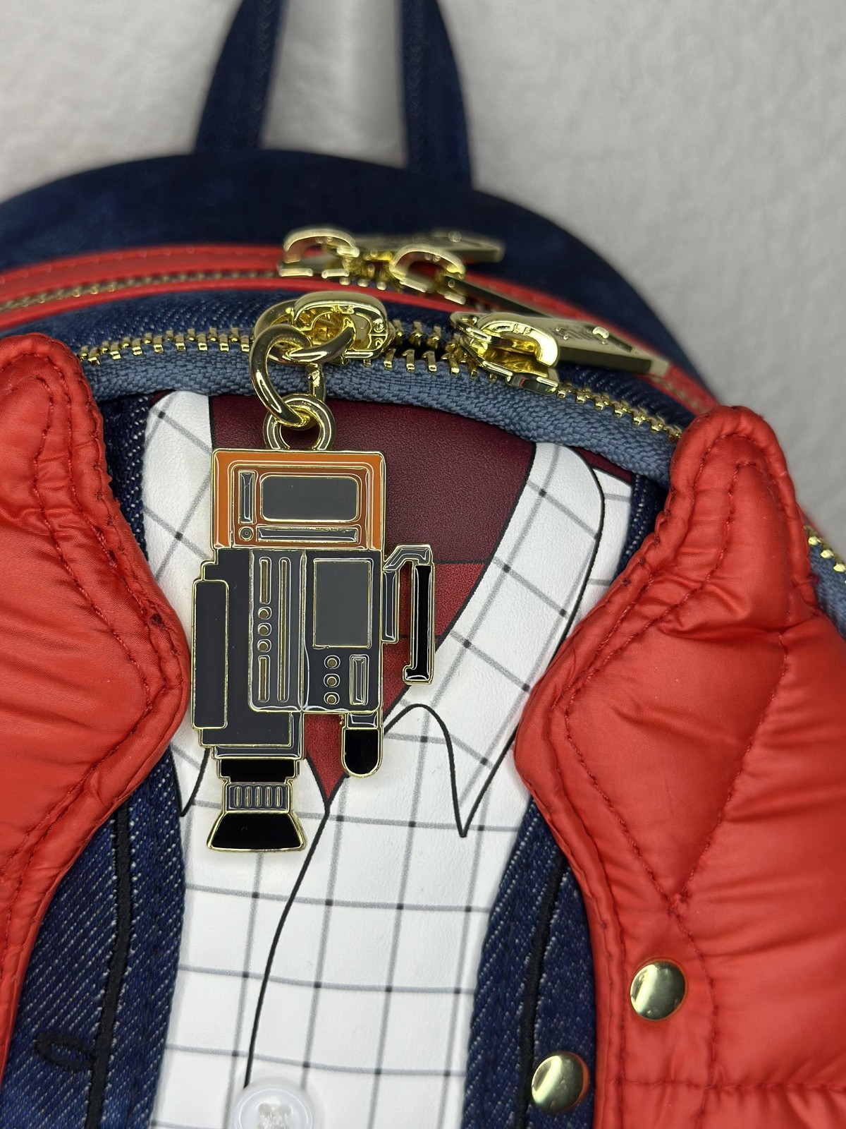 Loungefly Mini Backpack Bag Womens Multicolor Marty McFly Back To The Future