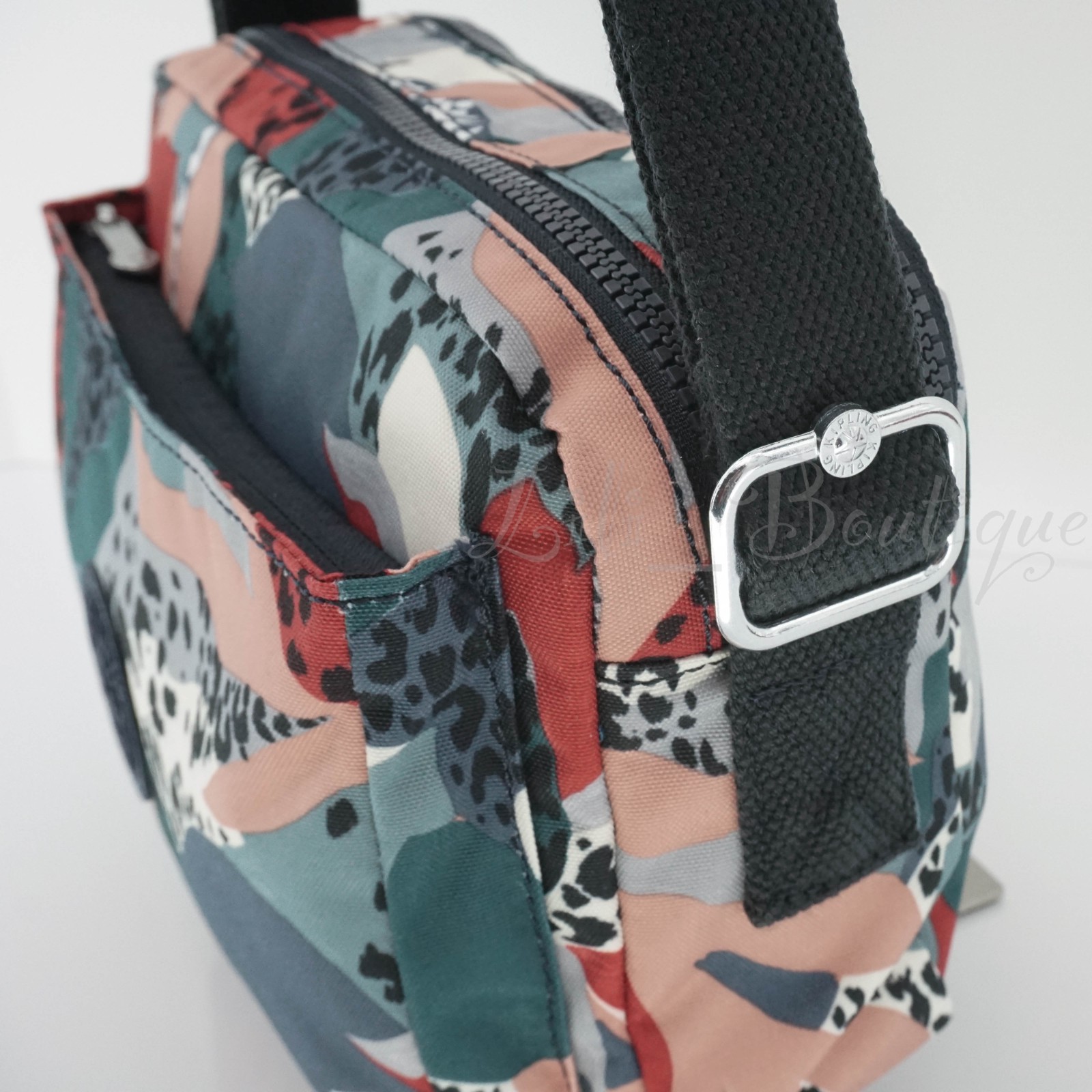 Kipling Abanu Crossbody Bag Shoulder Purse Polyester KI6237 Urban Jungle Multi
