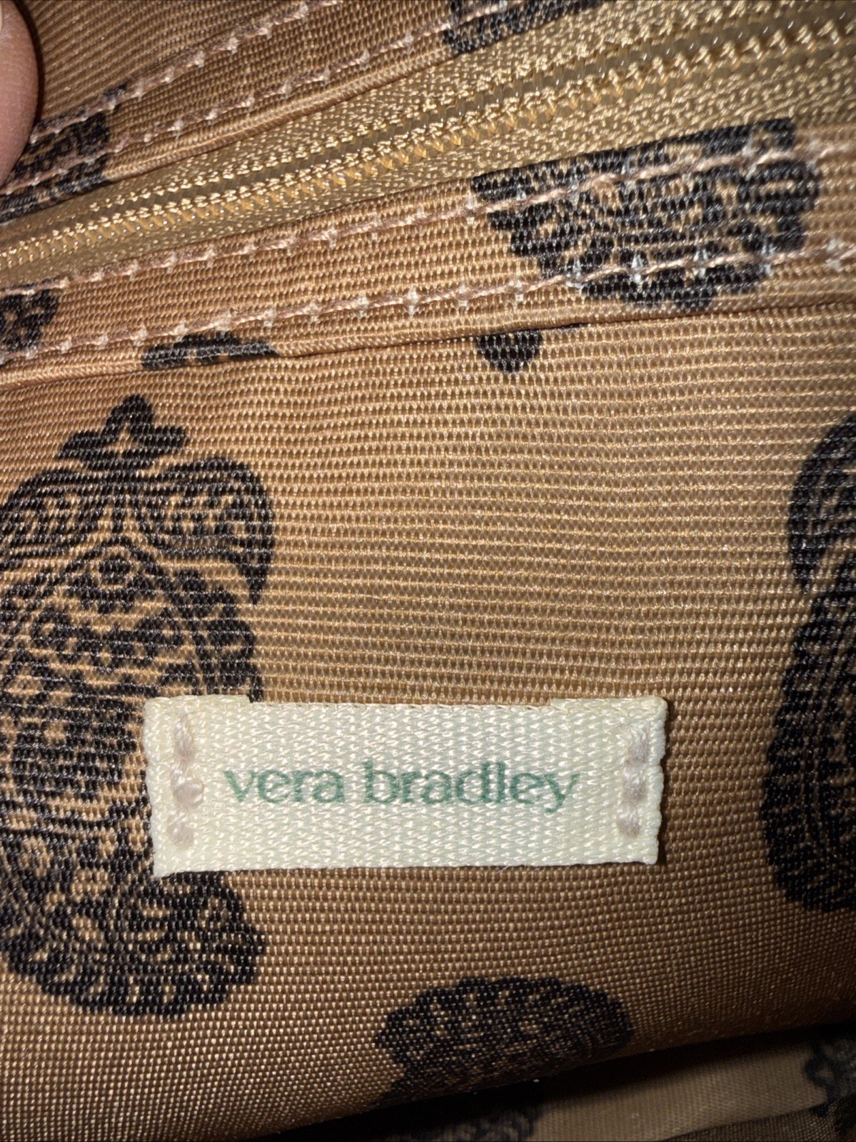 Vera Bradley Mini Nylon Backpack BANBURY Navy 8.75” x 7 x 4.5”