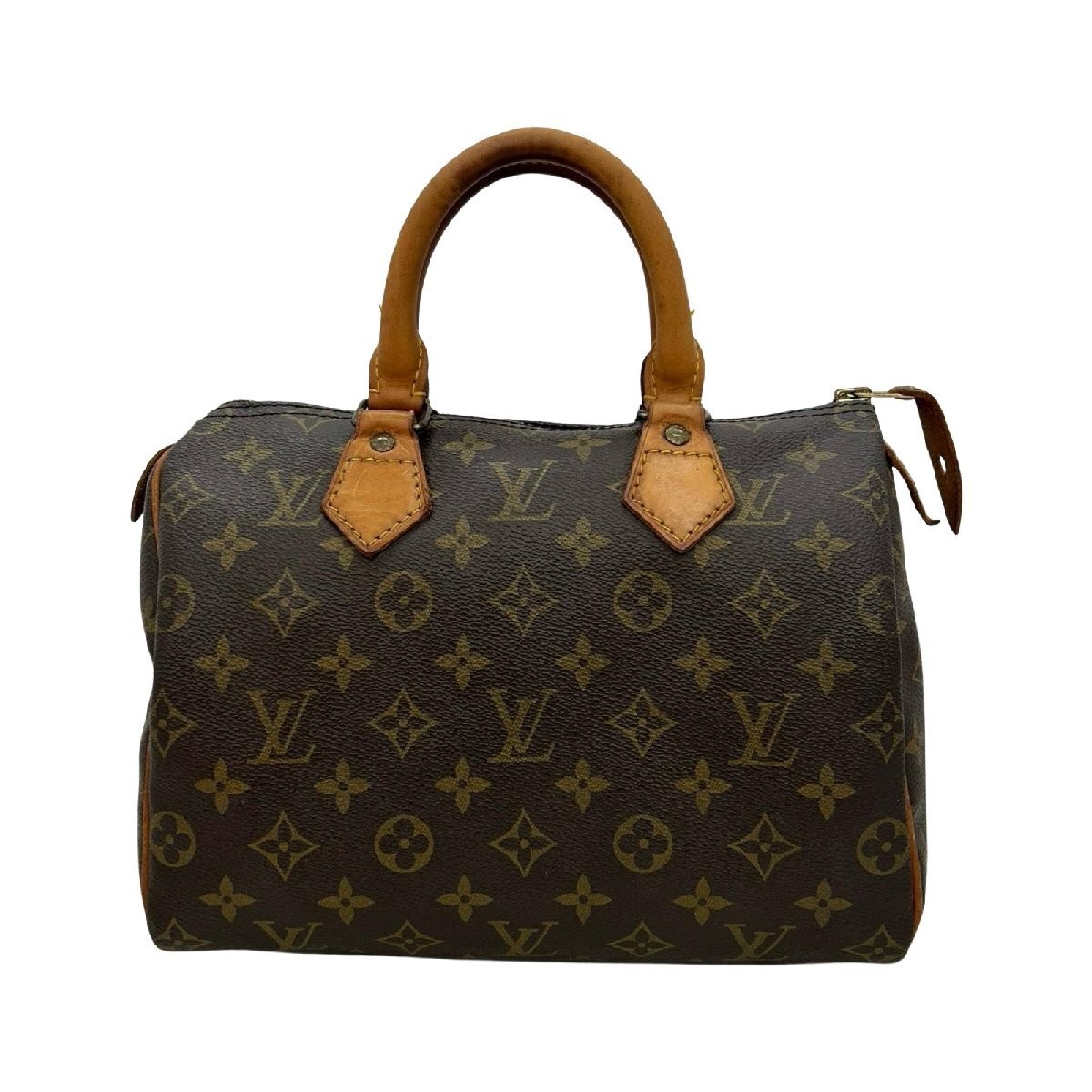 LOUIS VUITTON Bag: Speedy 25 M41528 Monogram W25H20D14cm w/padlock;–