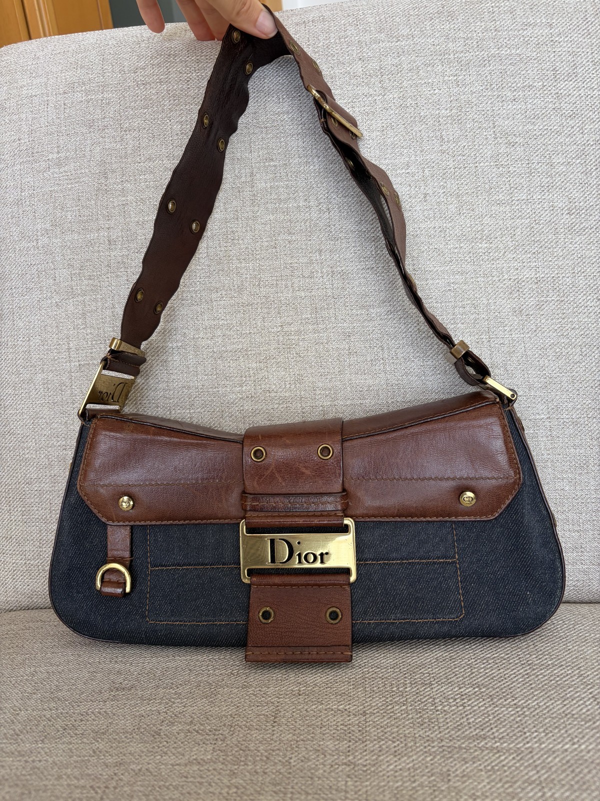 Rare Christian Dior Columbus Denim Bag – John Galliano Era Y2K Archive