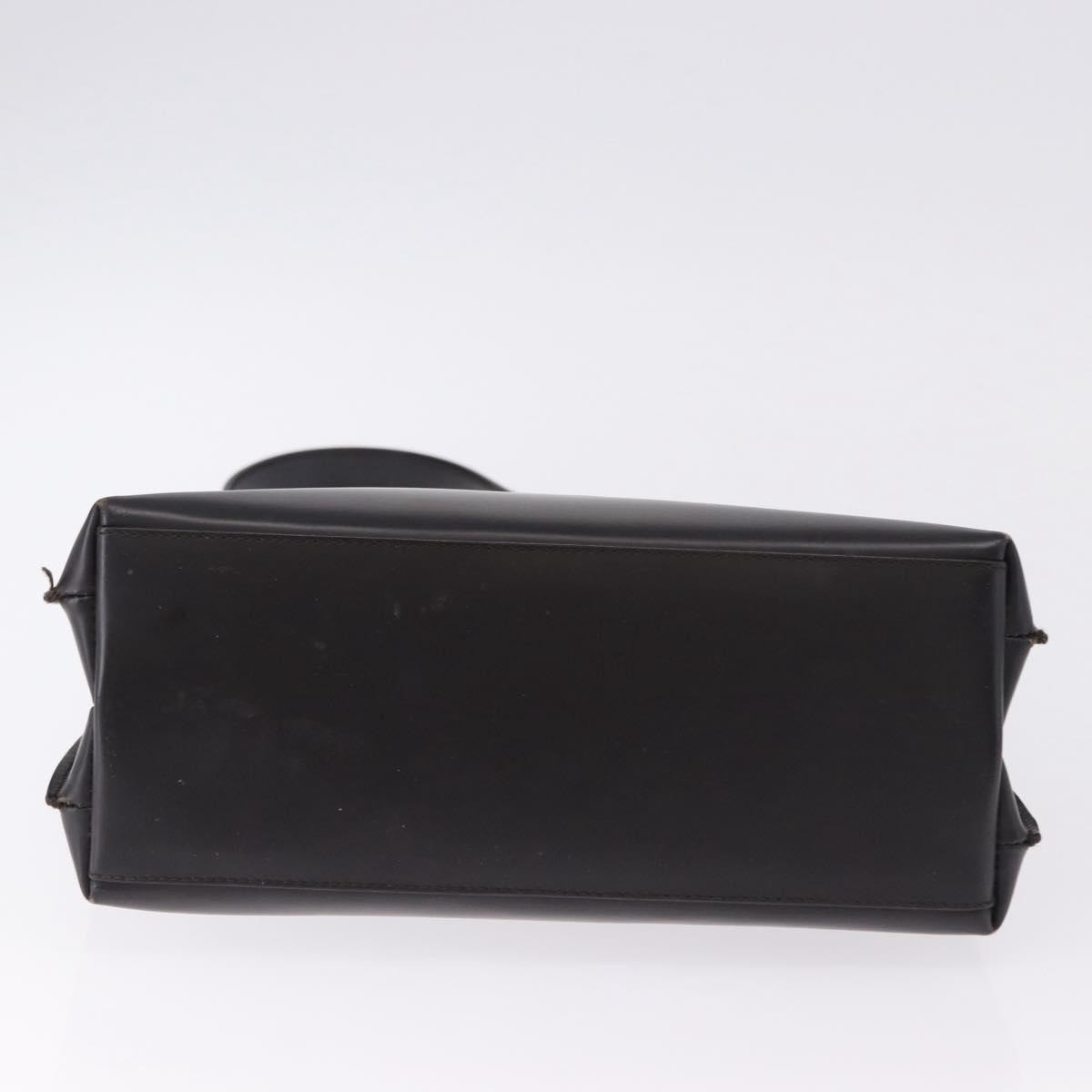 GUCCI Shoulder Bag Leather Black Silver 001 3015 Auth gh2272