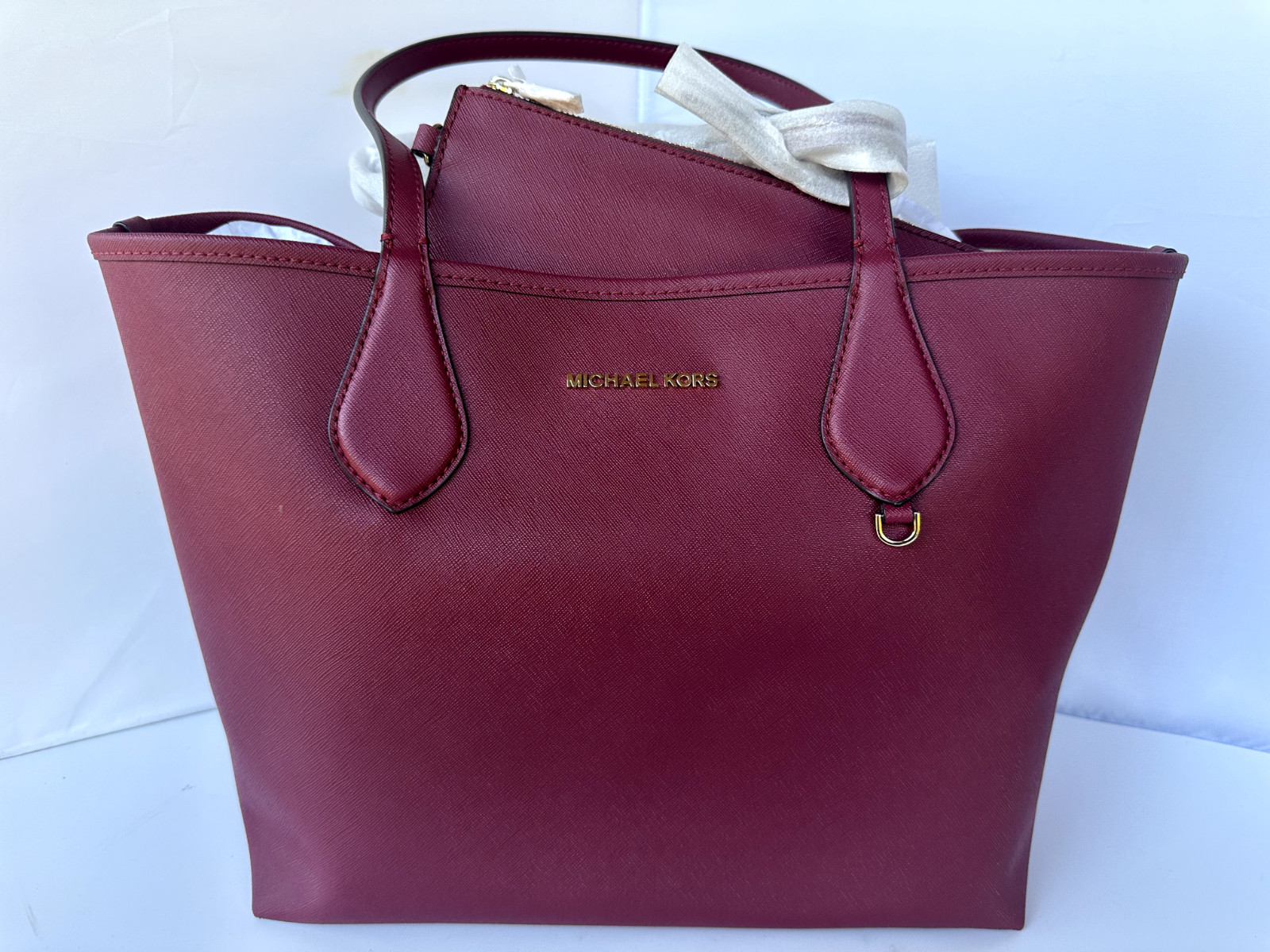 New Michael Kors Women’s Bag Saige Reversible Tote Shoulder Handbag