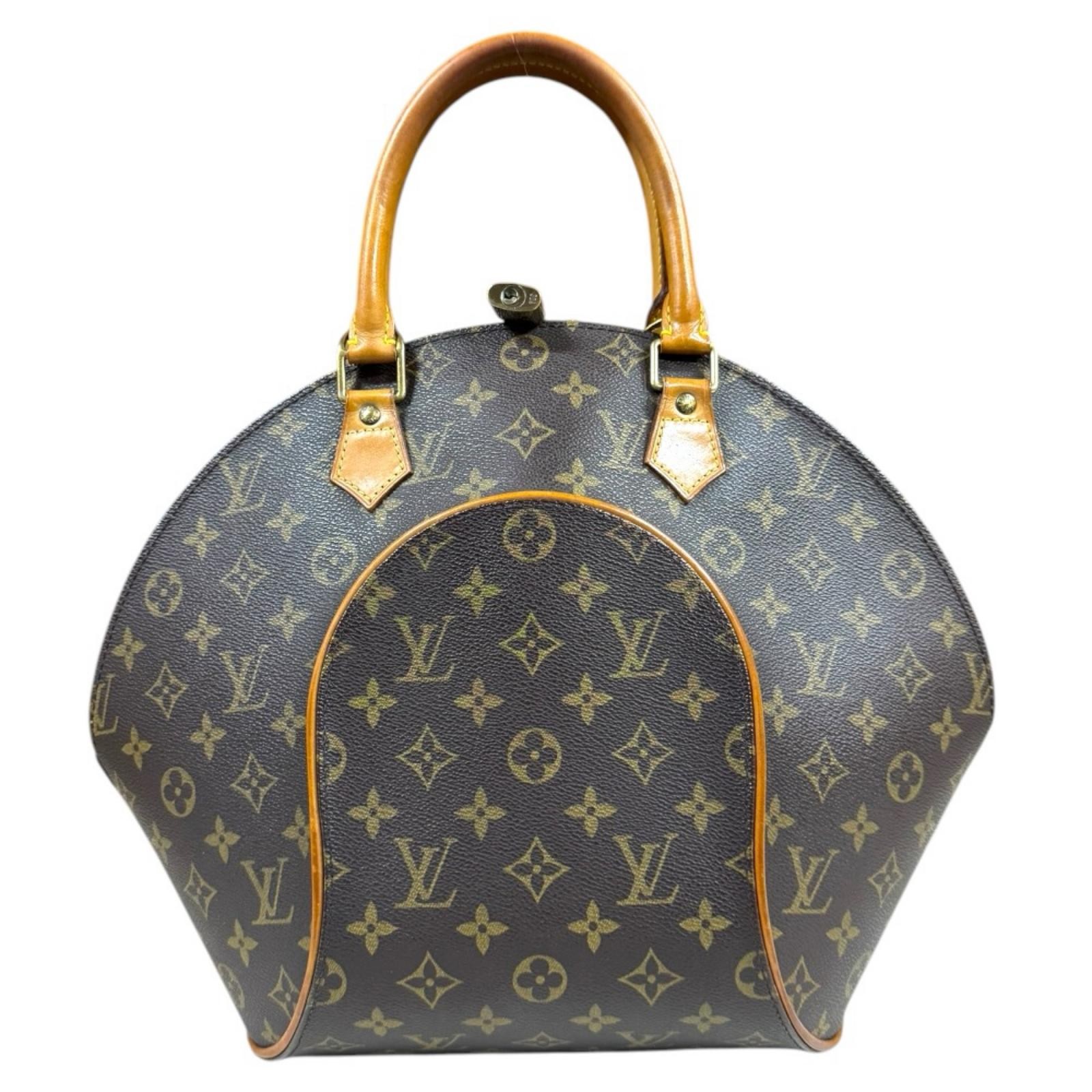 LOUIS VUITTON Handbag M51126 Monogram canvas Ellipse MM used
