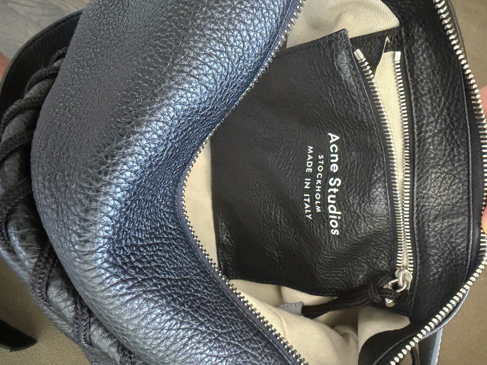 Acne Studios messenger bag with rope in excellent condition