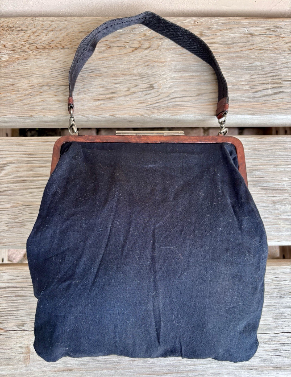 Marni Italy Black Silk Leather Frame Shoulder Bag Textured Artisan Handbag