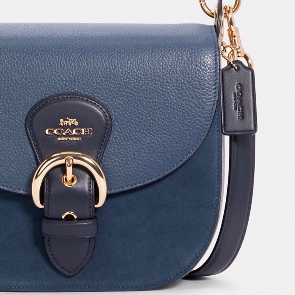 Coach Kleo Shoulder Bag 23 in Smooth, Pebbled and Sueded Leather
