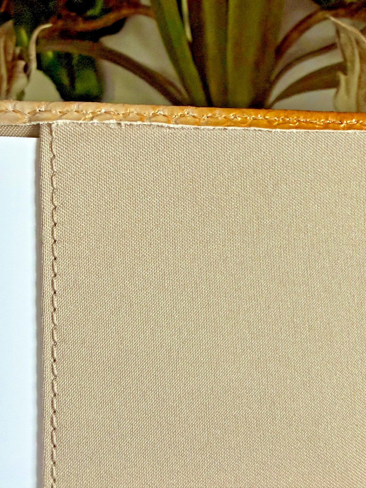 🌅 NWT Brahmin Canary Por Do Sol Ombre Sample Lizard Embossed Leather Journal 🌅