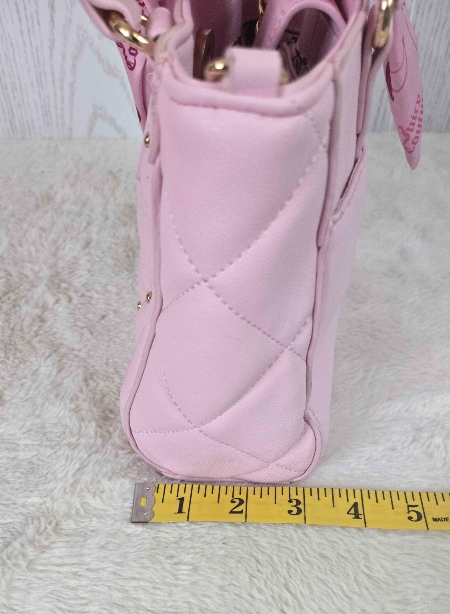 Juicy Couture Pink Cherry “Holding the Line” Mini Crossbody Bag/Purse Y2K
