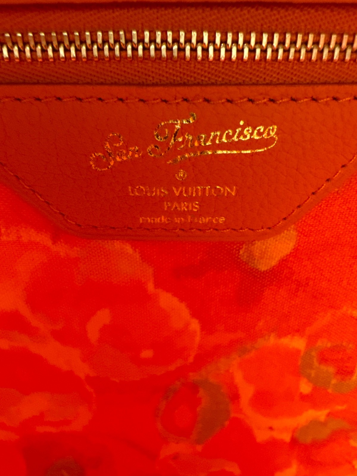 Monogram Articles de Voyage San Francisco LV Cup Neverfull GM Orange
