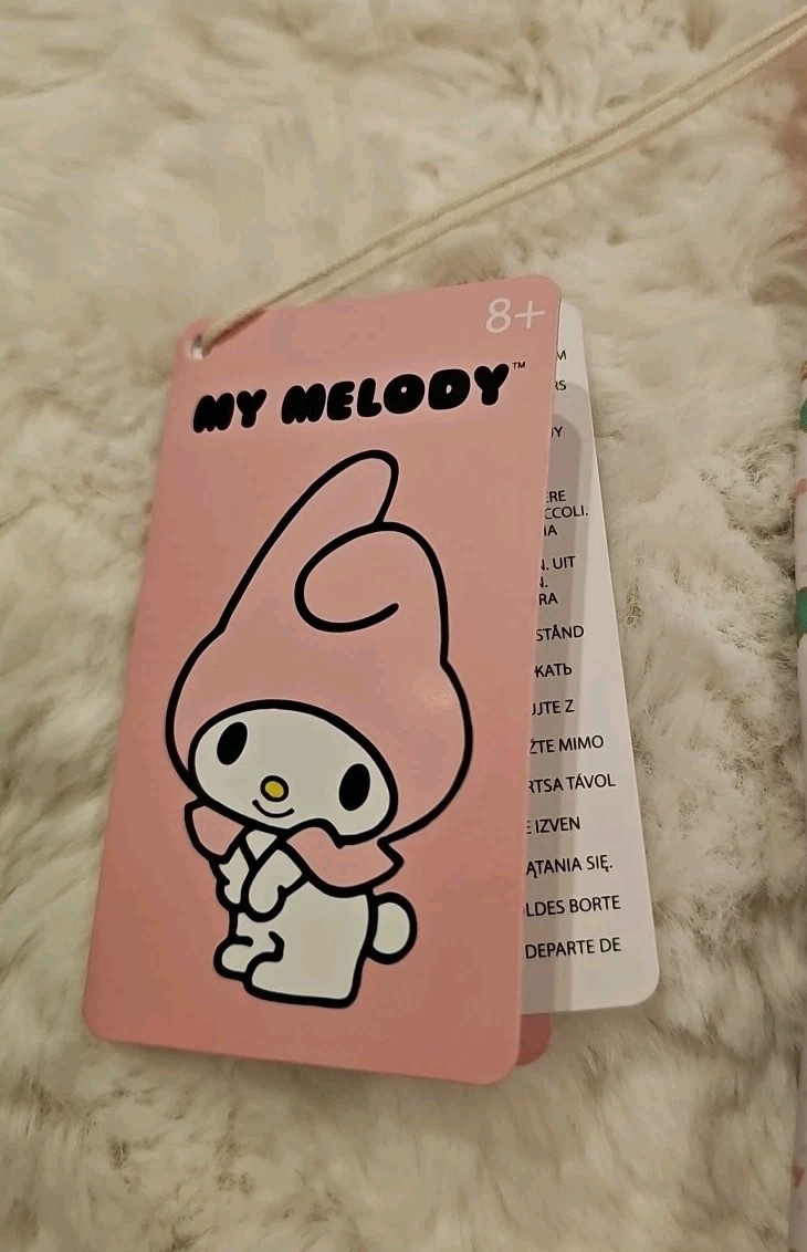 My Melody Loungefly Sanrio Crossbody Purse. Approx. 8×8. New