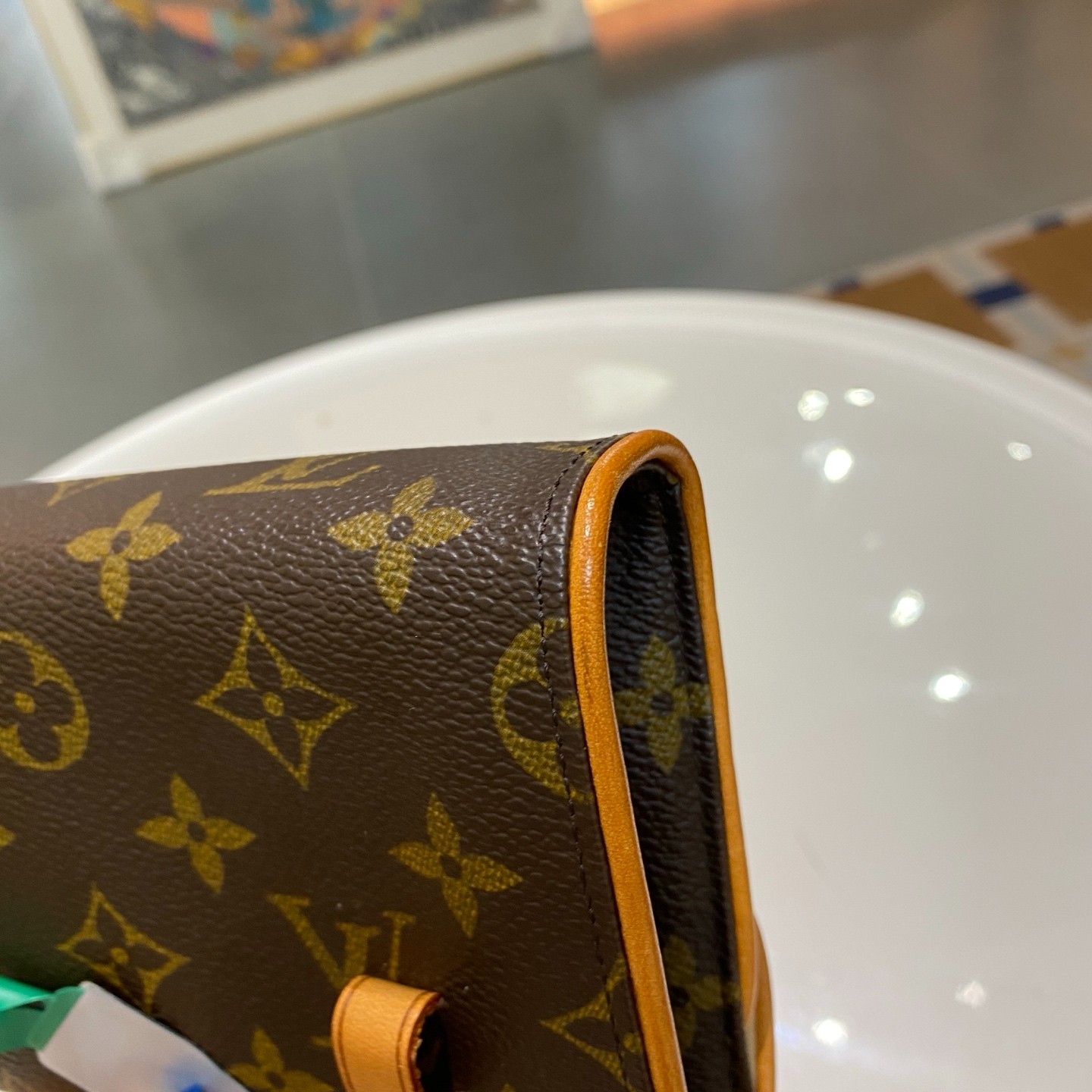 Preloved Louis Vuitton Pochette Florentine Monogram Canvas Waist Belt Bag