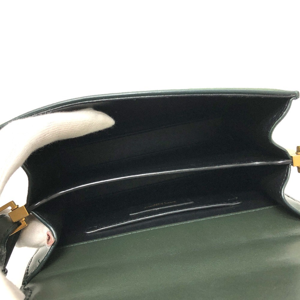 SAINT LAURENT PARIS 602716 Cassandra Mini Top Handle Bag 2WAY Crossbody Hand Bag