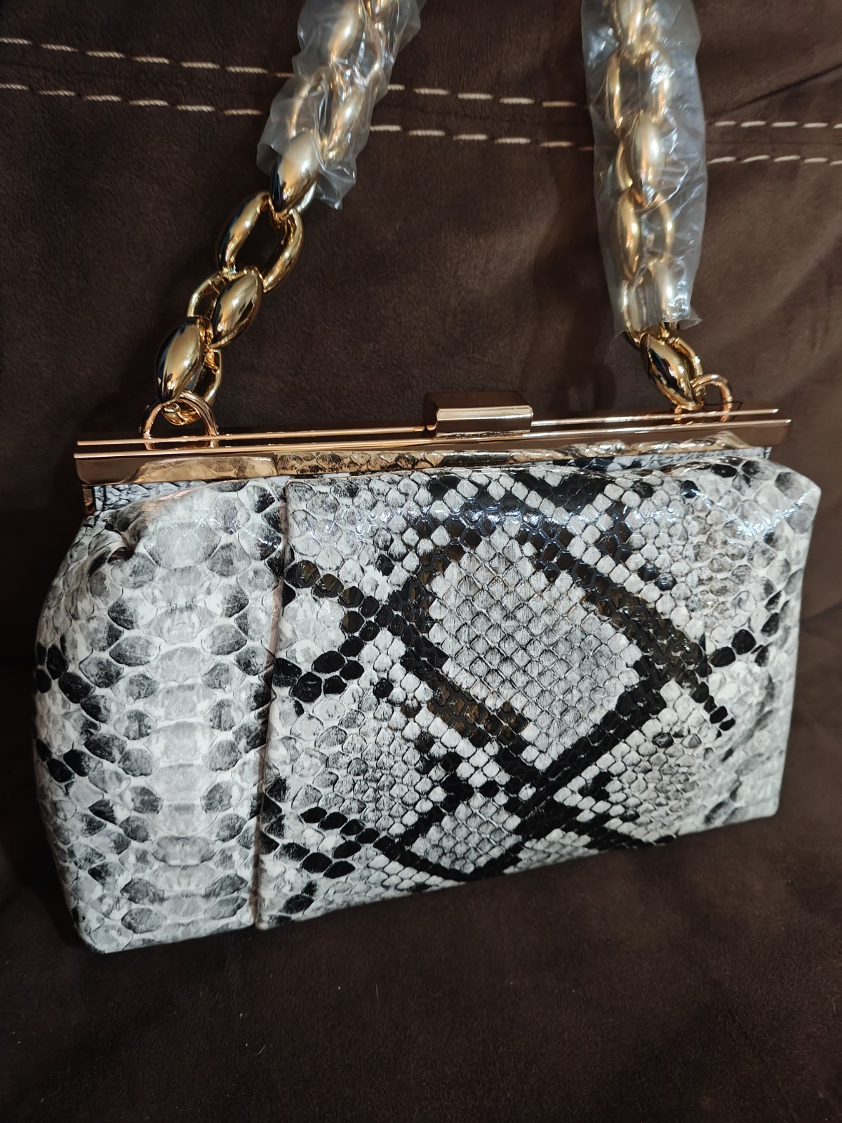 Snakeskin Handbag-NWT
