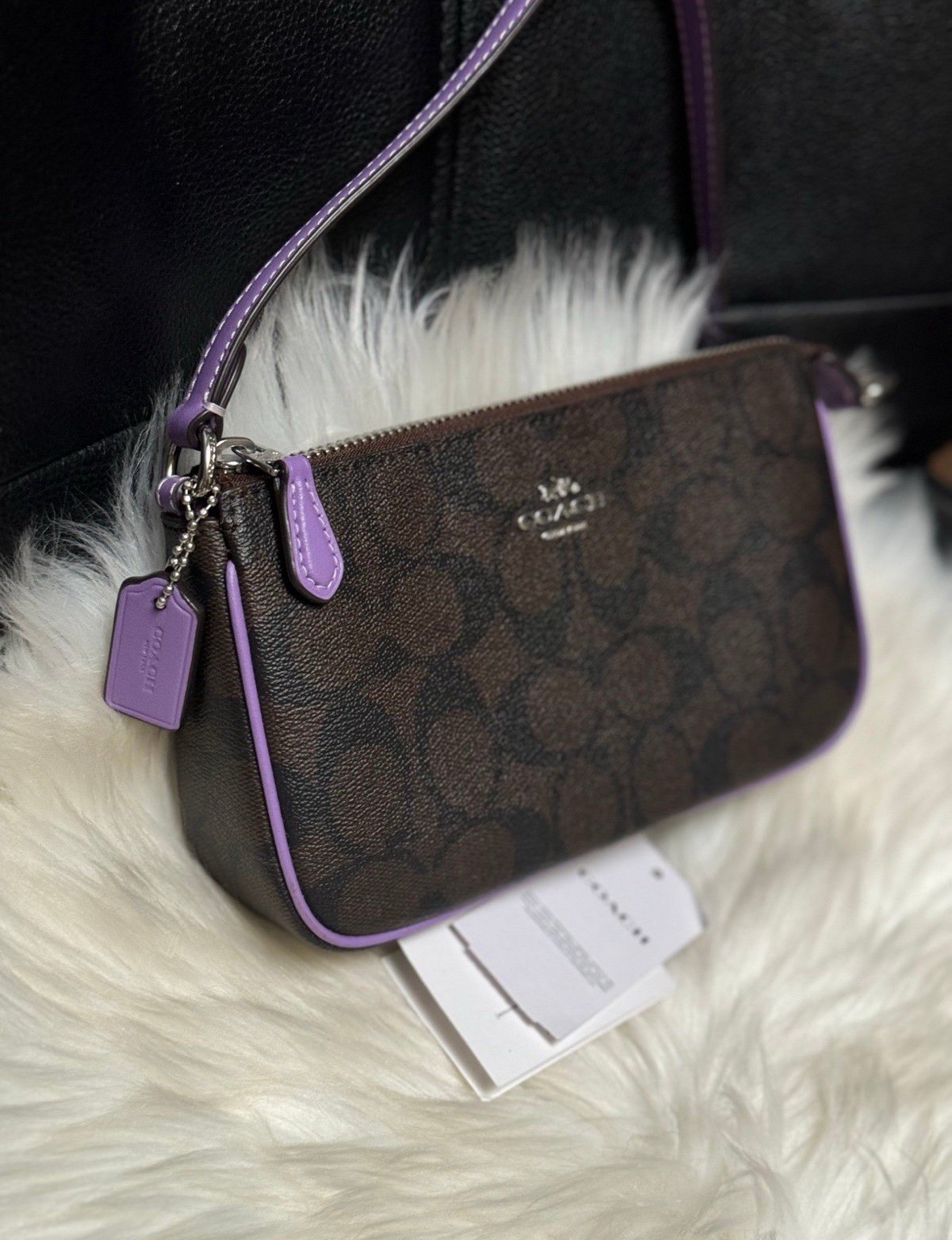 NWT Coach Disney X Coach Teri Shoulder Bag In Jacquard With Mickey Mouse CM196