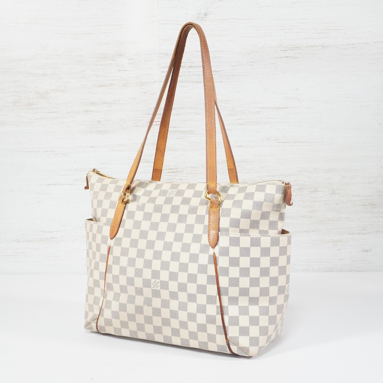 Louis Vuitton Damier Azure Totalie MM Damier Zulu N51262 Tote Bag AO27B4