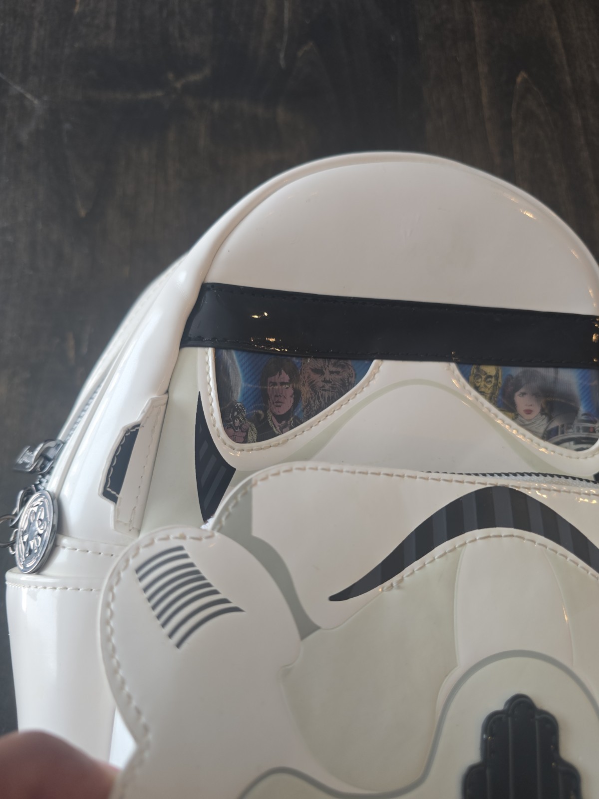 Loungefly Star Wars Stormtrooper Lenticular Cosplay Mini Backpack Used Free Ship