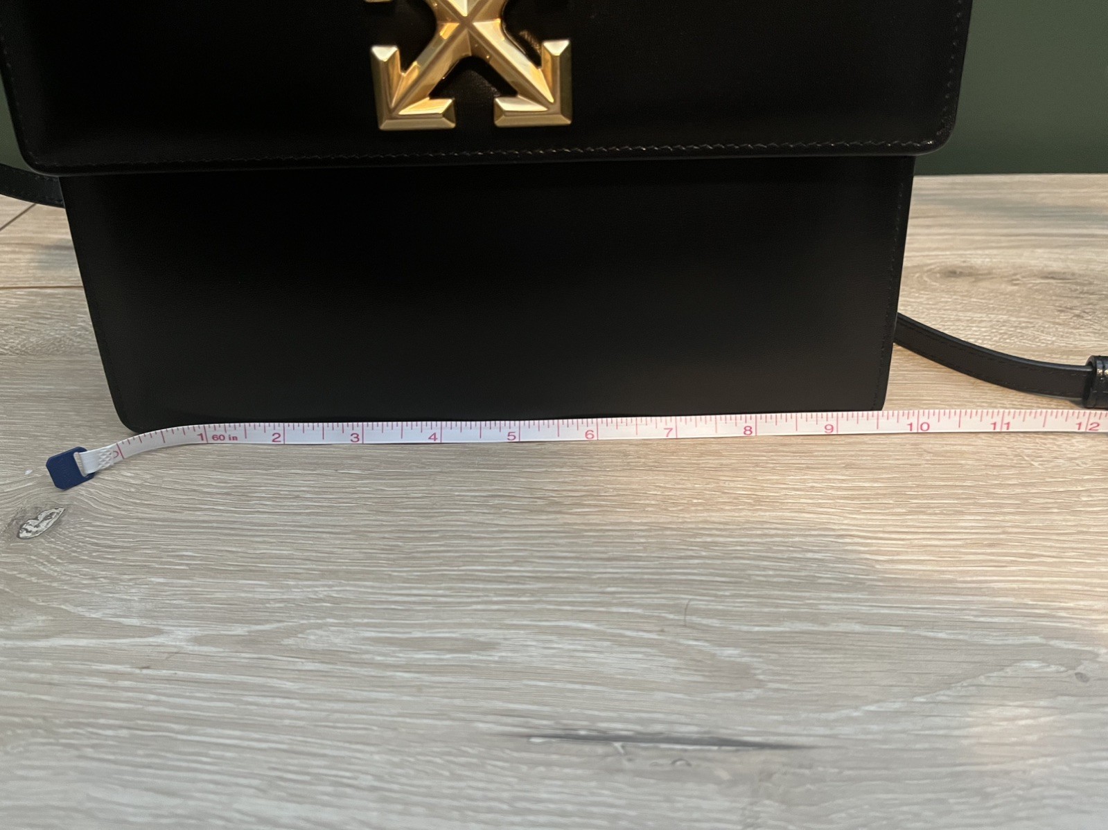 Off White Twist Jitney 2.8 Leather Bag