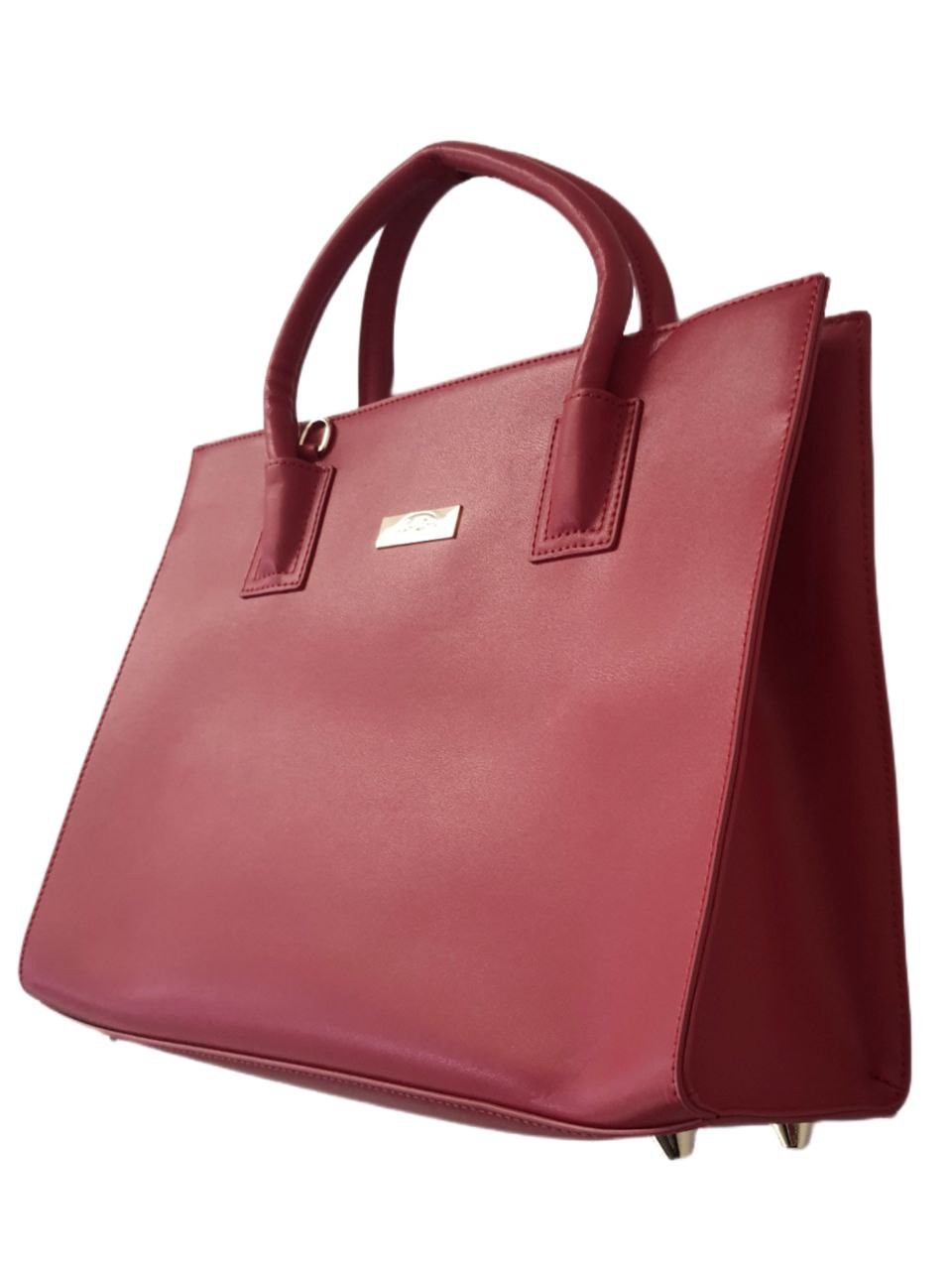 ONNA EHRLICH Women’s Red Heidi Luxury Satchel Structured Handbag #HDGr NWT