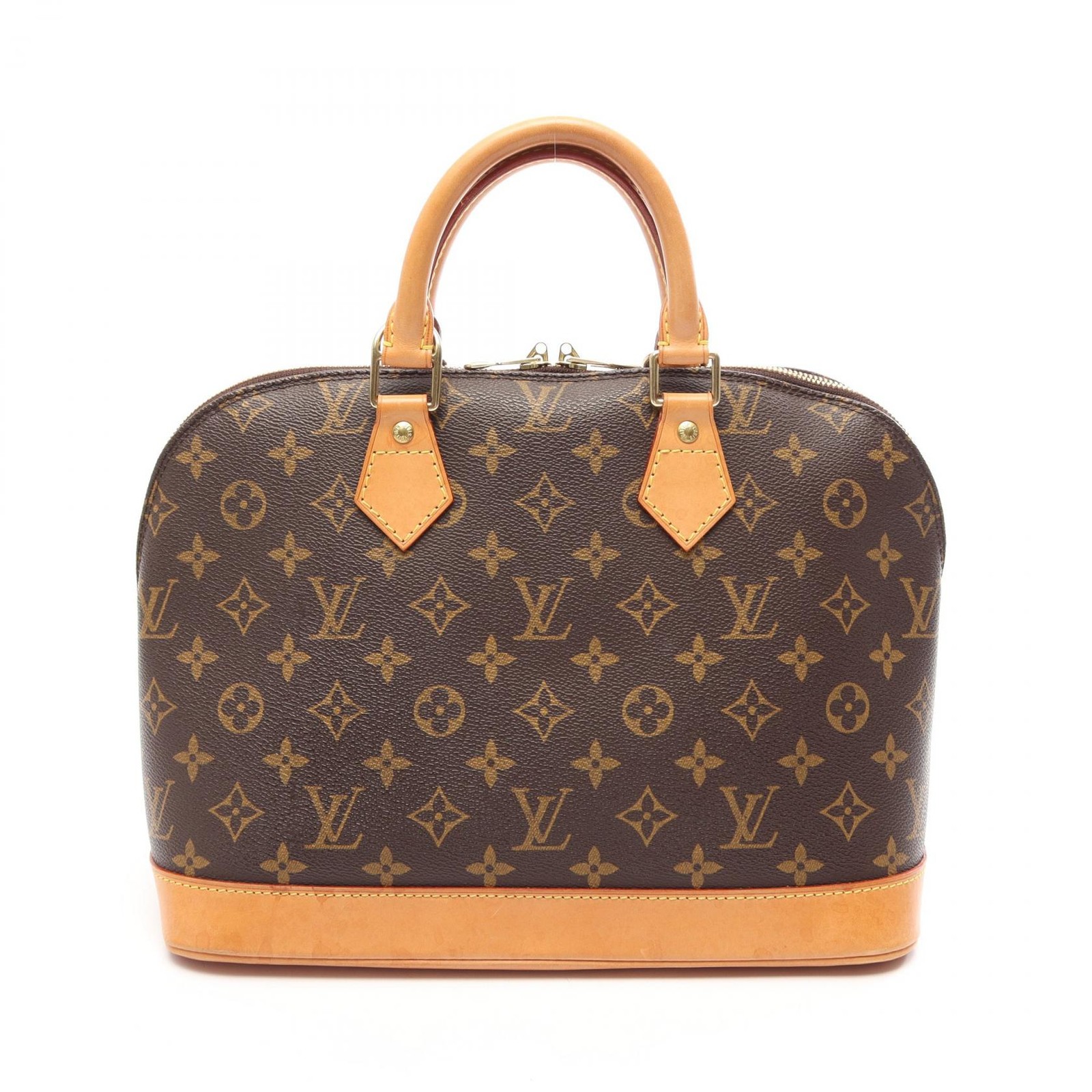 LOUIS VUITTON Alma PM Handbag M51130 Monogram PVC coated canvas leather Used LV