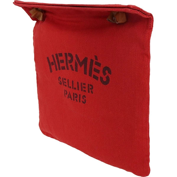 Hermès Aline MM Grooming Toile Chevron Rouge H Red Shoulder bag Women