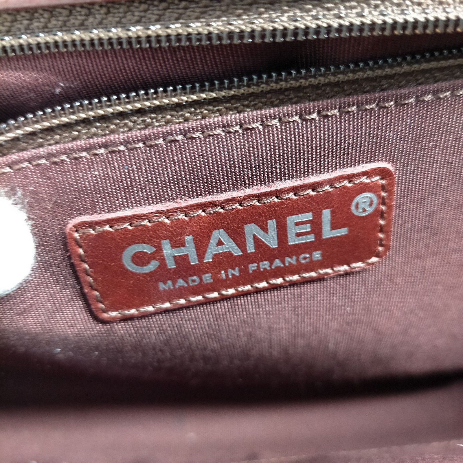 Chanel Shoulder Bag Boy Top handle Brown Leather 4488693