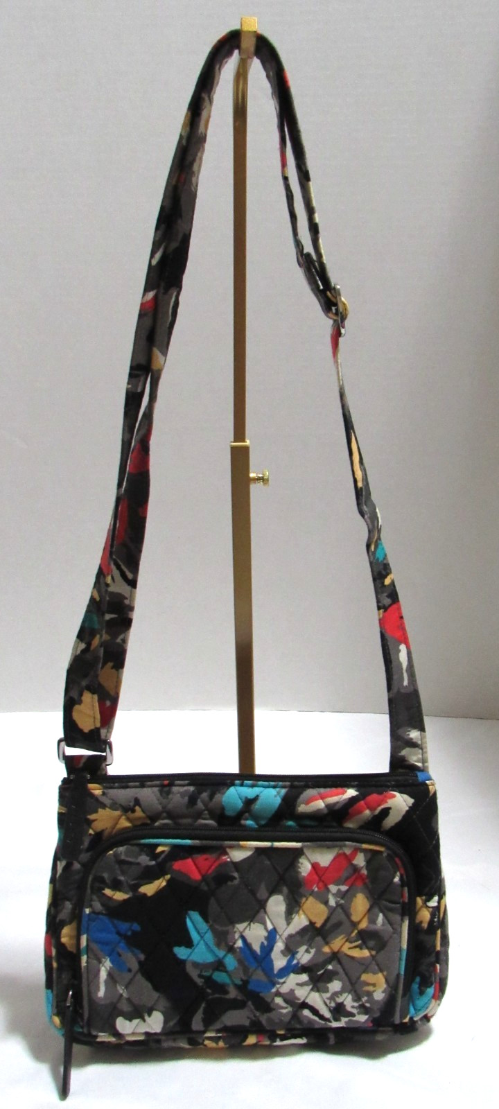 Vera Bradley Little Hipster Splash Floral (Retired) Crossbody Purse Bag