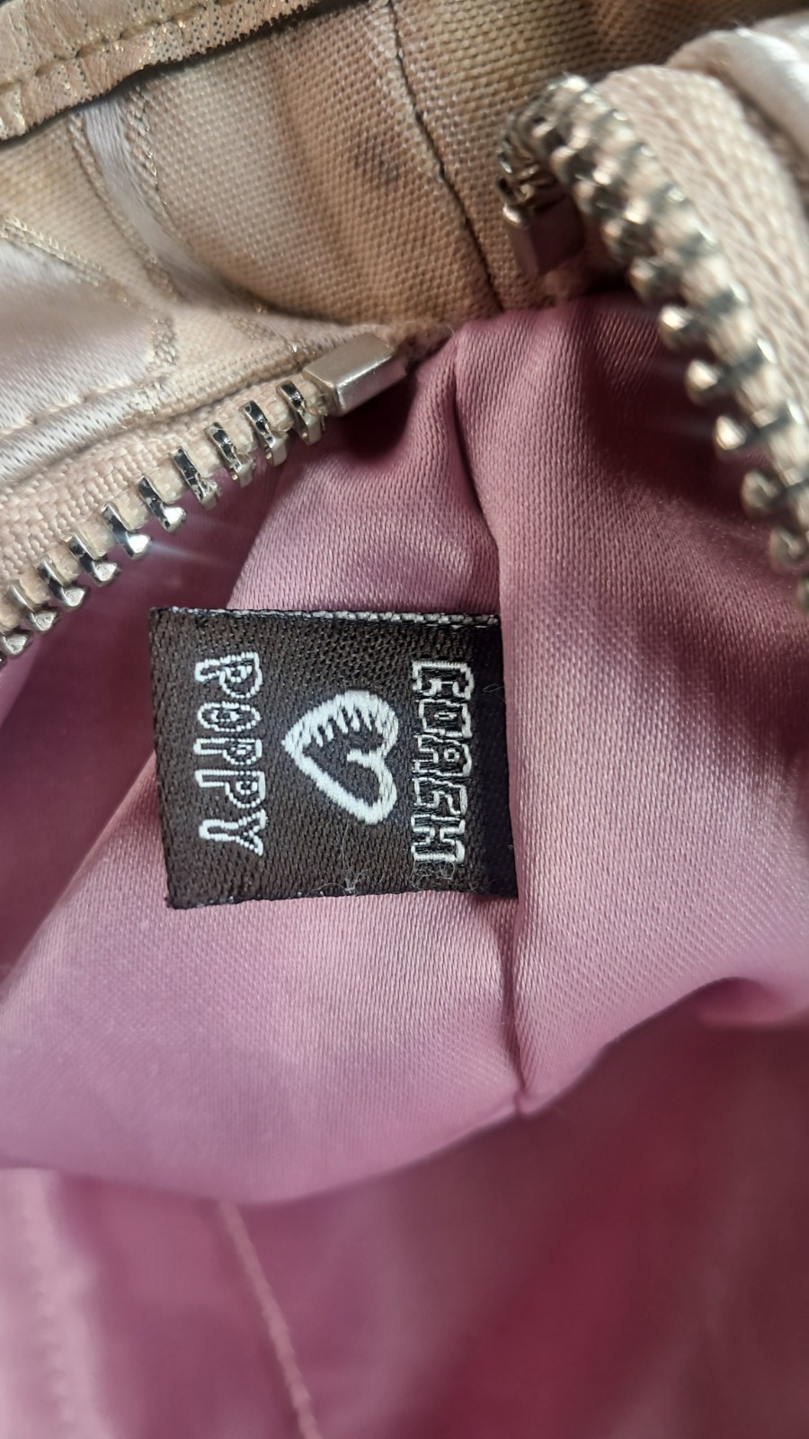 Coach Poppy Glam Rocker Shoulder Bag Y2K Coach Poppy Rocker Glam Tote Metallic