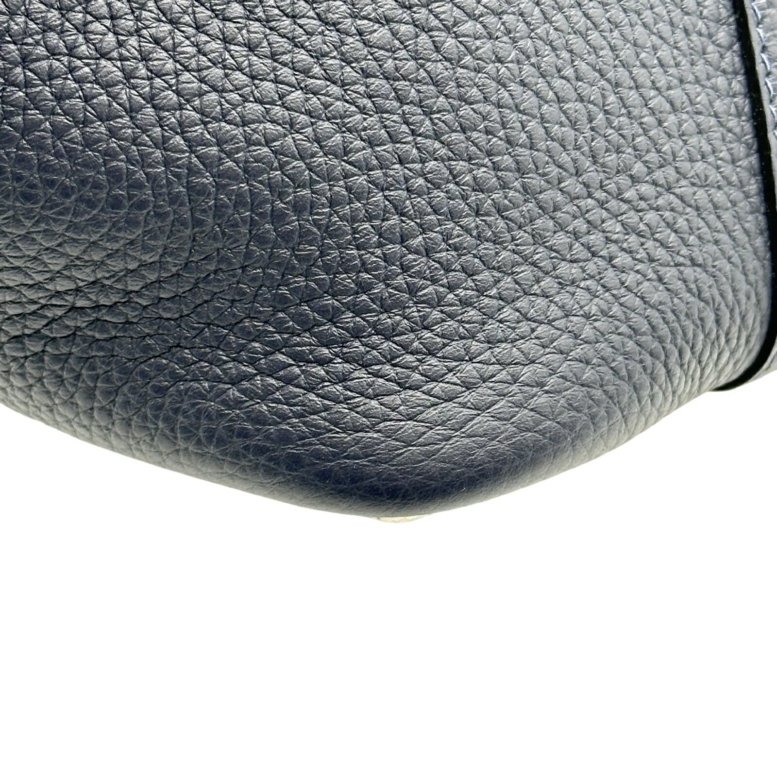 Hermes Picotin Lock PM Handbag Bucket Bag Leather Blue Nuit Dark Navy K Stamp 99