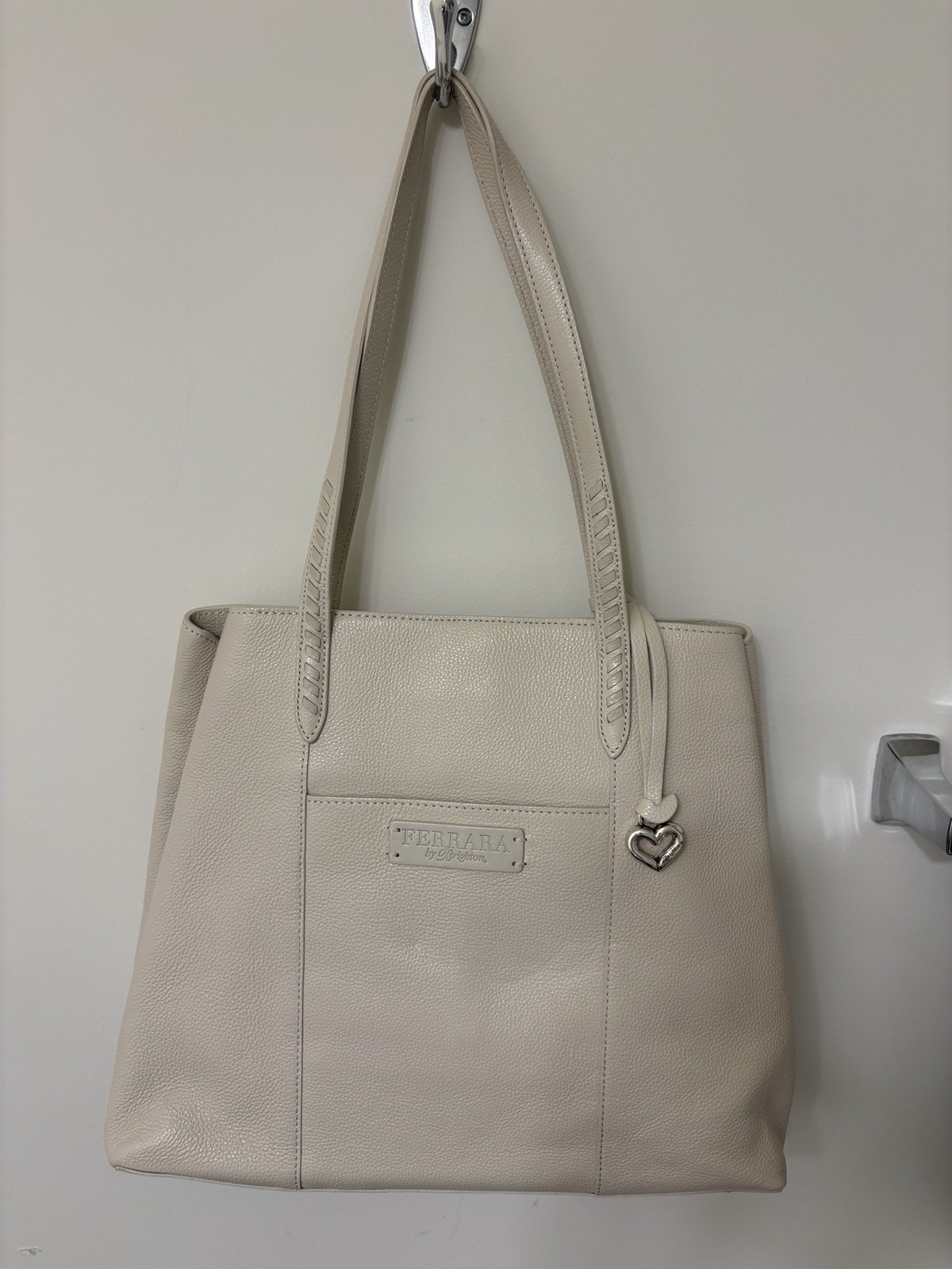 Brighton Handbag Ferrara Off White Ancora Shopper Tote