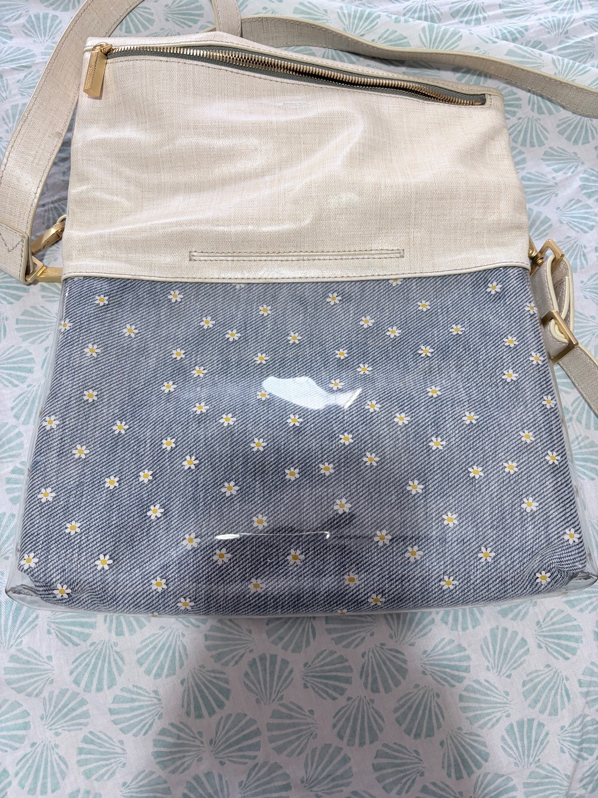 SET – EUC Hammitt VIP Large Undercover Daisy Crossbody Bag w/110 north wallet