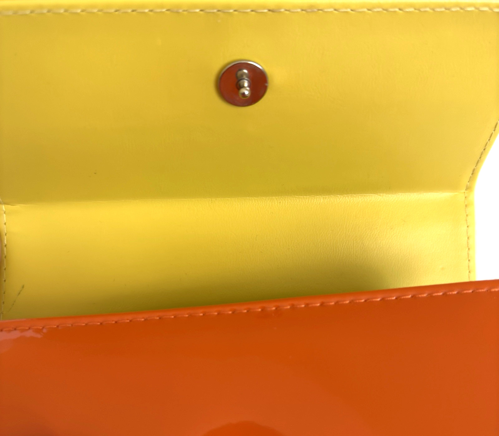 Sassy Crossbody Clutch Mini Women Yellow Orange Retro Party Disco Festival Fun