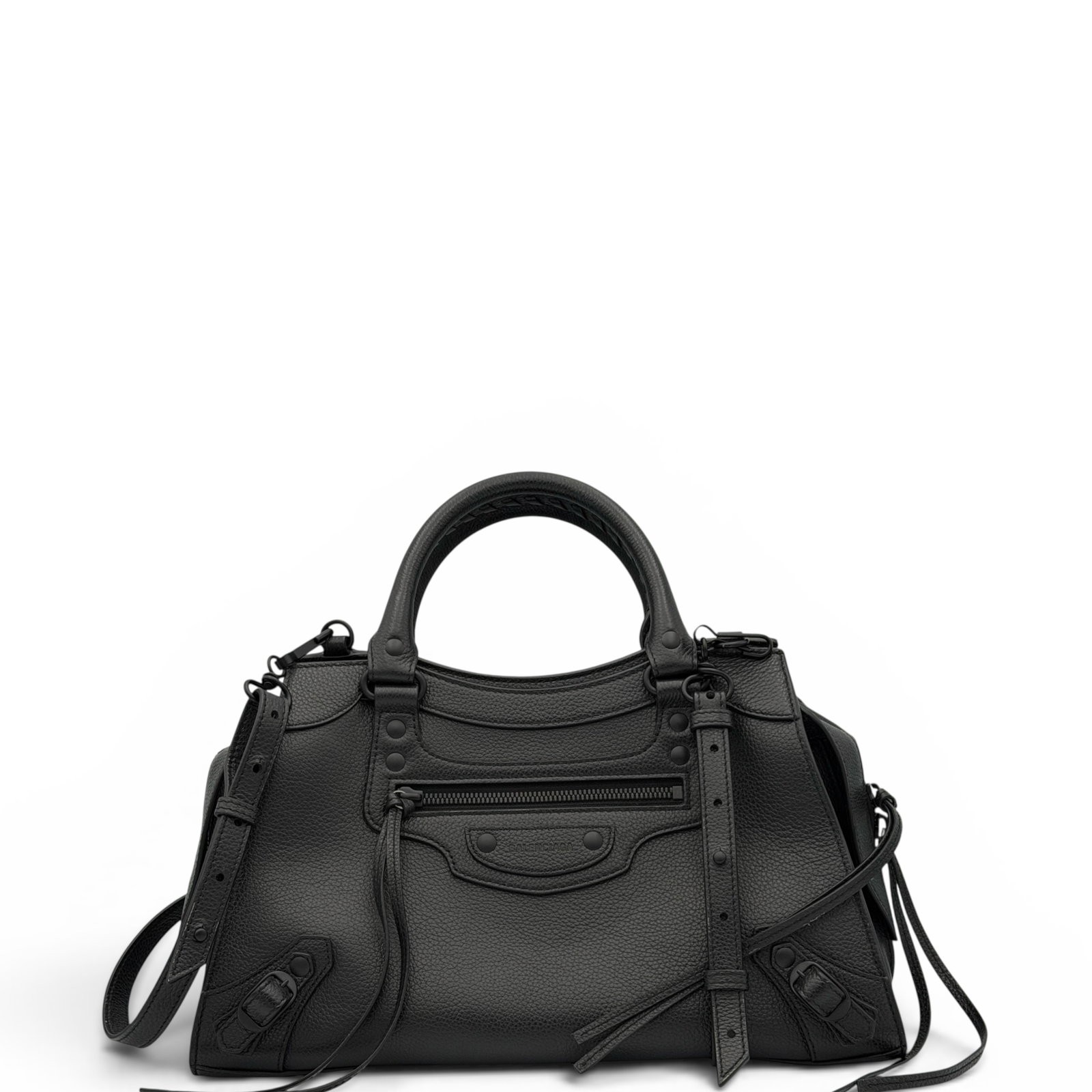 Balenciaga Soblack Neo Classic S City Black Calfskin (lb062526a4)