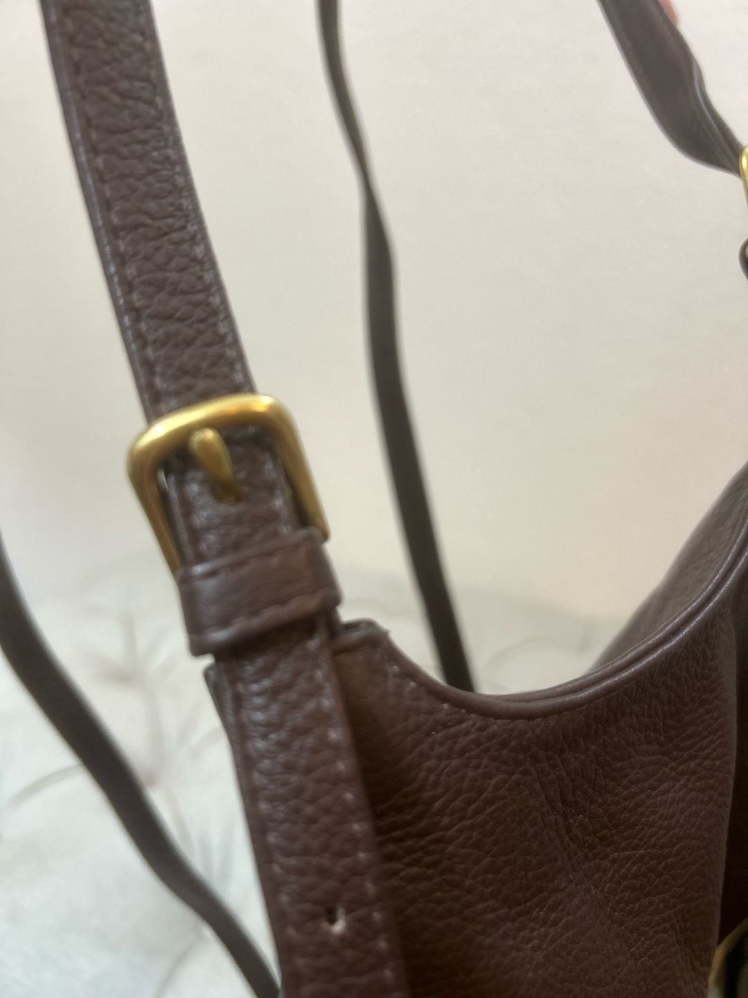 Borsetta Italian Leather Brown Shoulder Bag