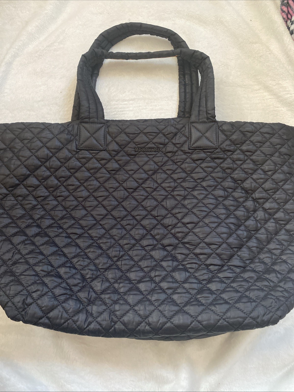 MZ Wallace Medium Metro Black Tote With Insert EUC